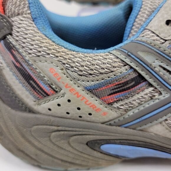 ASICS GEL-Venture 5 Trail Running Shoes Sneakers Gray blue T5N8N Womens 10 - Picture 3 of 8